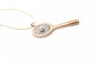 Gold Tennis Racket