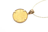 Fine Gold 10 Dollar Coin Pendant