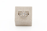 Marquise Diamond Two-Tone Ring