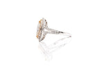Marquise Diamond Two-Tone Ring