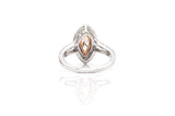 Marquise Diamond Two-Tone Ring