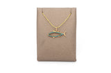 Tuna Silhouette Pendant
